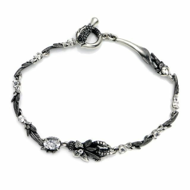 【美品】Bloody Mary アライブブレスレットw/ホワイトトパーズ　17㎝ ブラッディマリー Alive 生彩 ブレスレット ホワイトトパーズ 19cm
