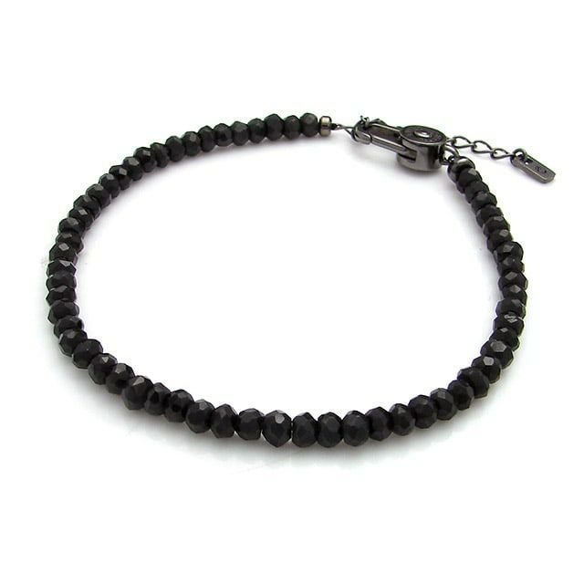 ヴェルヴェットラウンジ プーリーブレスレット/ブラックスピネル