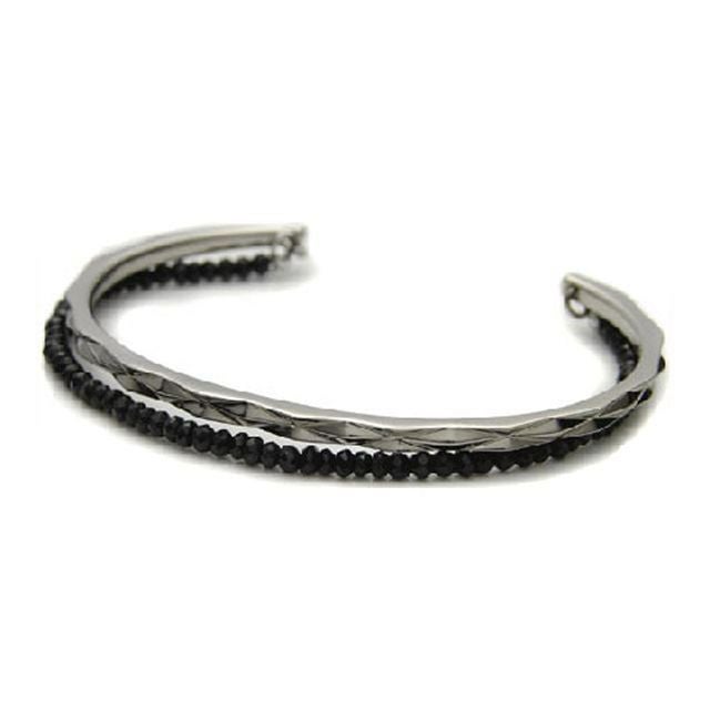 ヴェルヴェットラウンジ プーリーブレスレット/ブラックスピネル