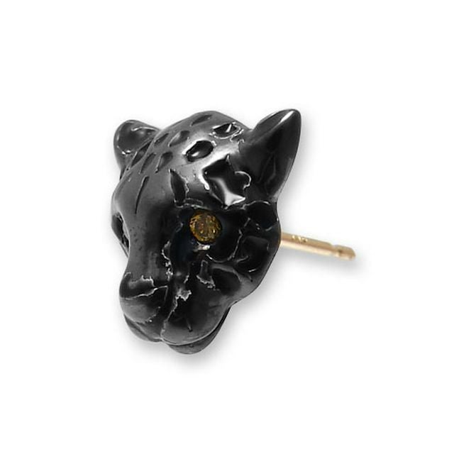 ヴェルヴェットラウンジ ジオメトリースケールフープピアス ホワイト