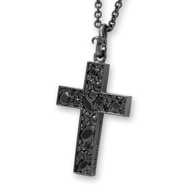 ヴェルヴェットラウンジ スターダストスカルペンダント ブラック