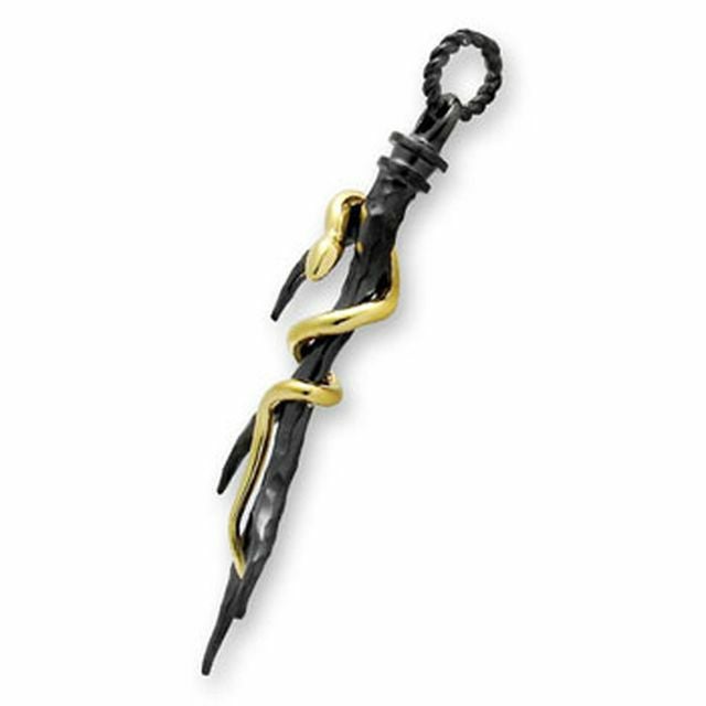 ヴェルヴェットラウンジ スターダストスカルペンダント ブラック