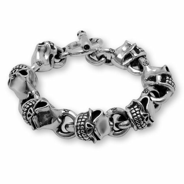 スターリンギア フルスカルブレスレット | ジュエリーコネクション