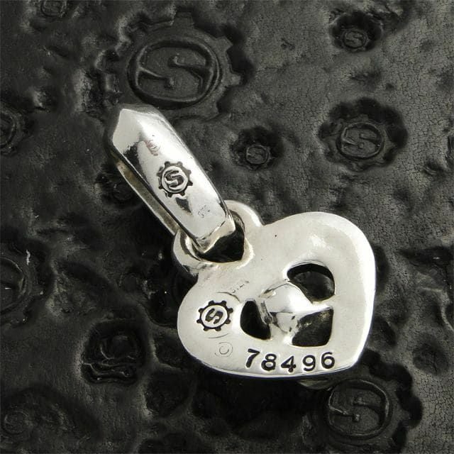 スターリンギア ハートペンダント w/スカル | ジュエリーコネクション