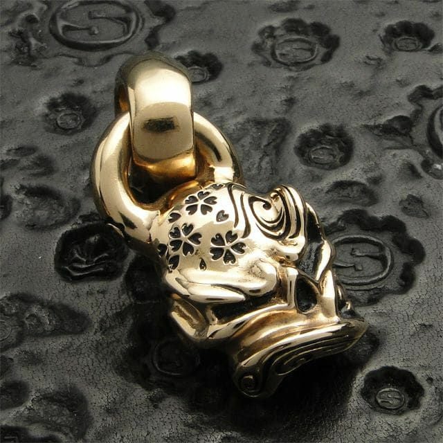 スターリンギア K18pg マイクロクラッシャーペンダント w/桜 & 水紋