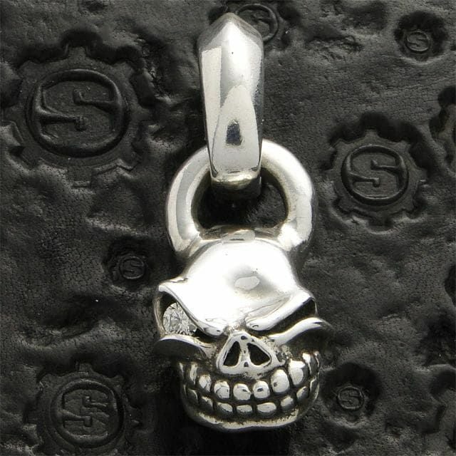 スターリンギア マイクロスカルペンダント w/サファイア | ジュエリー