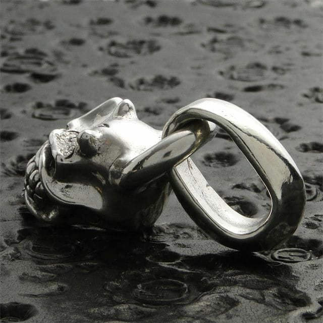 スターリンギア マイクロデビルペンダント w/フレイムルビーパヴェ