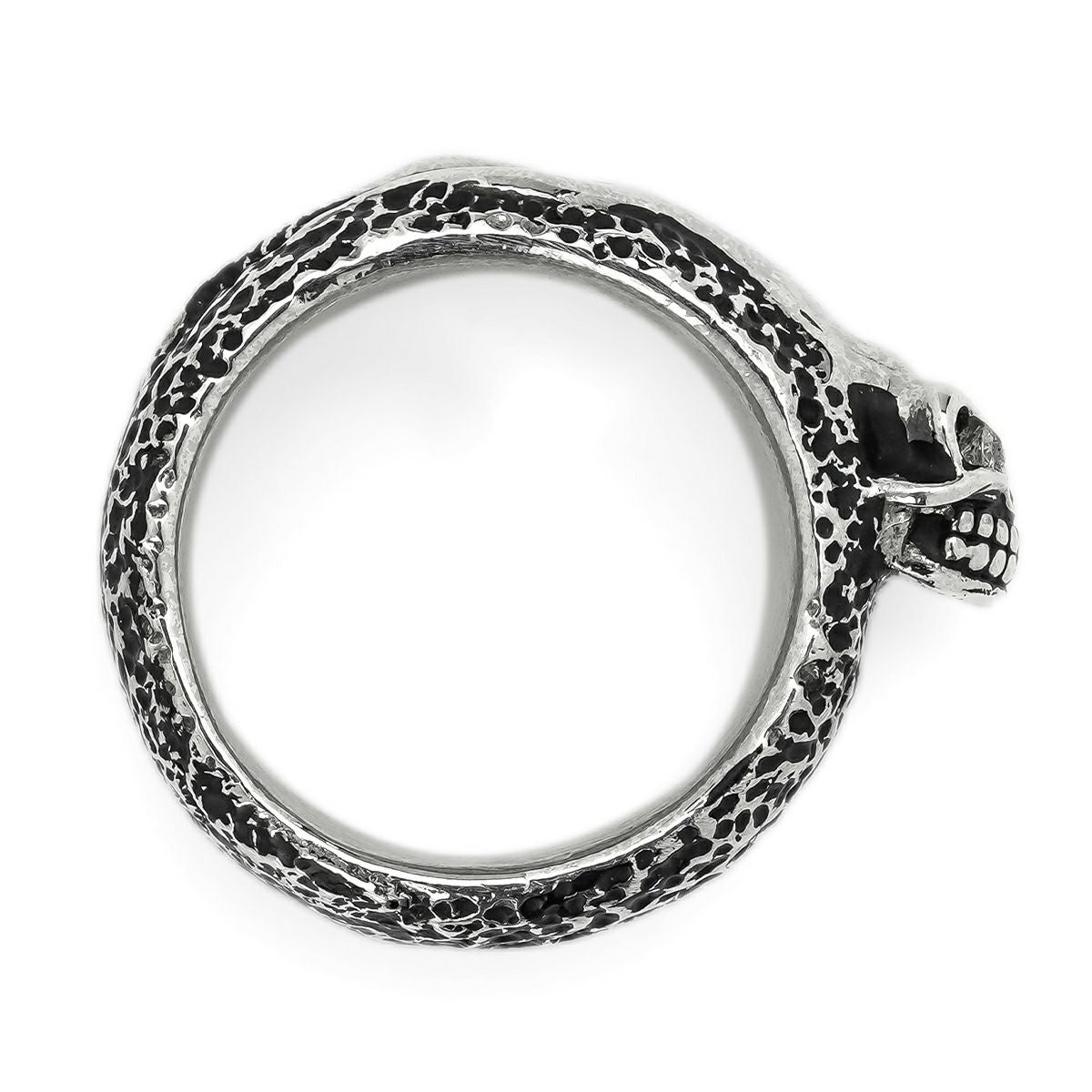 スターリンギア ニューフレイムスカルバンドリング w/ダイヤモンド