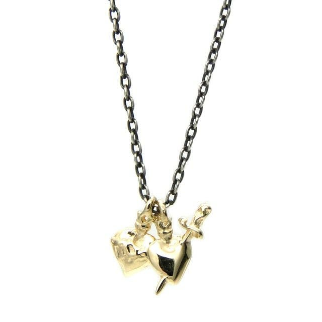 アンプジャパン silver The sacred heart necklace ハート ネックレス