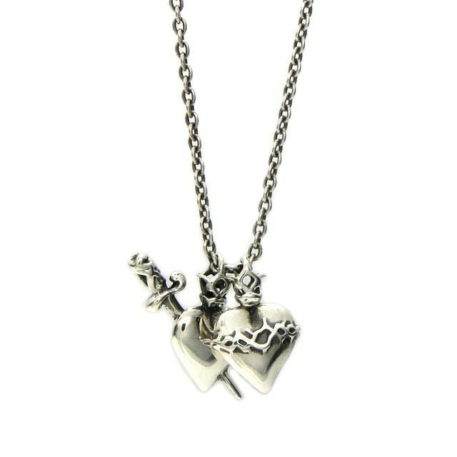アンプジャパン Silver Maria Locket with Silver Cross シルバー