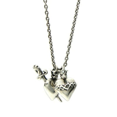 アンプジャパン silver The sacred heart necklace ハート ネックレス 