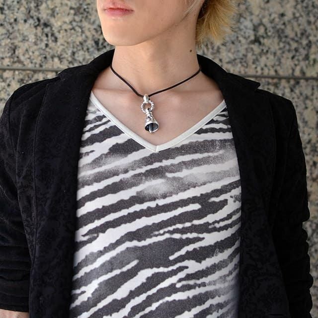 ロンワンズ クレーンベルペンダント/M＆ミディアムシルクリンク