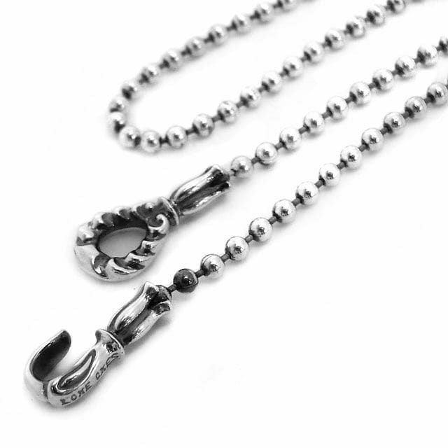 美品 LONE ONES MF HOOK 3mm ボールチェーンネックレス ロンワンズ MFフック M - 3.0mmボールチェーン | ジュエリー