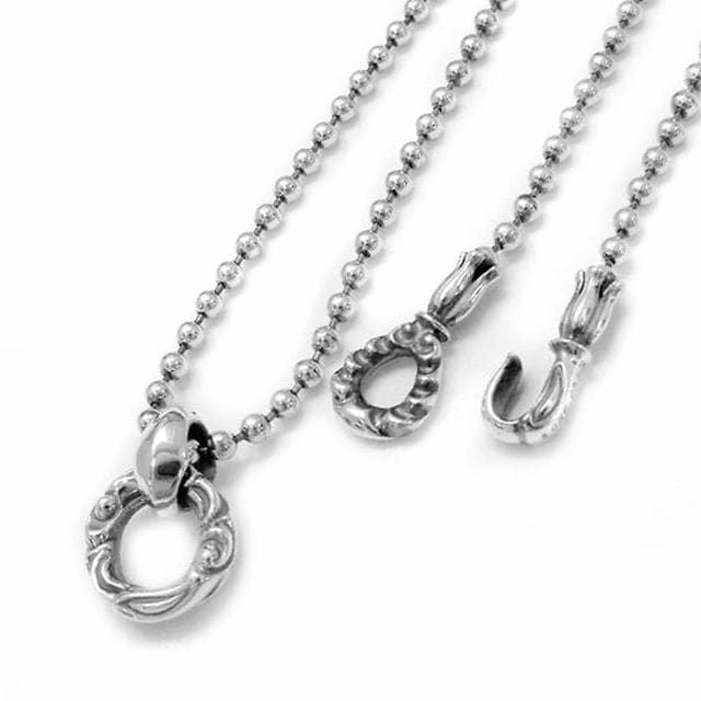 レザーズアンドトレジャーズ ミニハーフエングレイブリンクチェーン