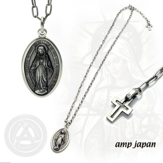 アンプジャパン amp japan Large Maria Necklace ラージ マリア メダイ