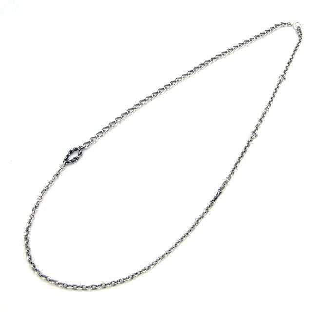 レザーズアンドトレジャーズ ミニハーフエングレイブリンクチェーン