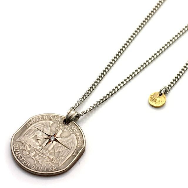 アンプジャパン amp japan Brass Wallet Chain -Mary & Diamond