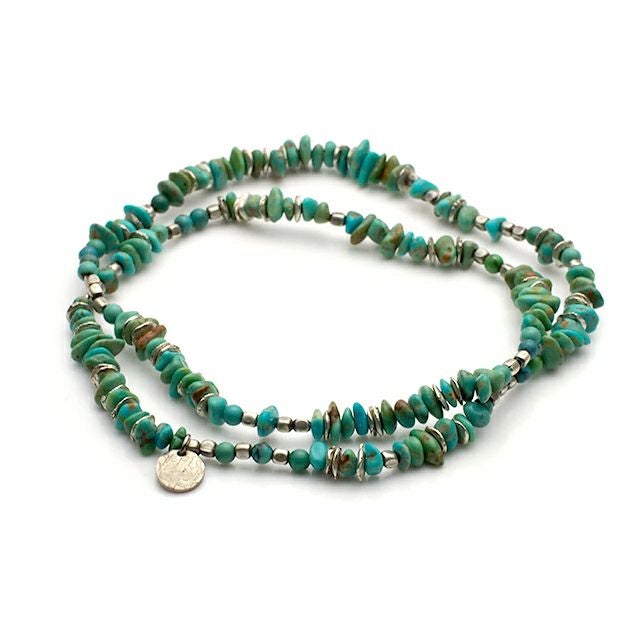 アンプジャパン amp japan Tumble Turquise Bracelet -triple