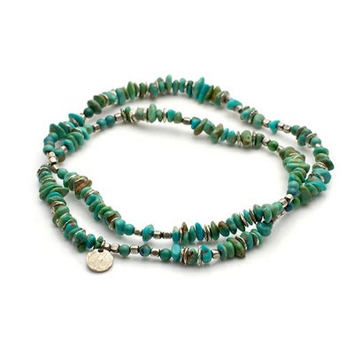 アンプジャパン amp japan Tumble Turquise Bracelet -triple 