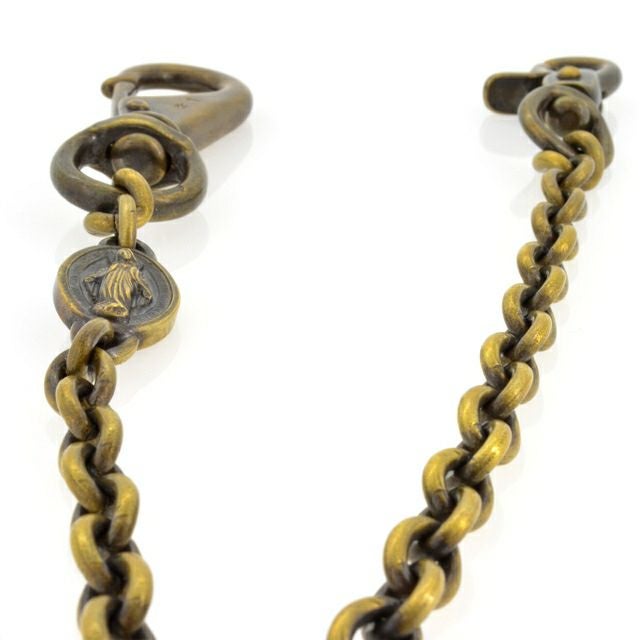 アンプジャパン amp japan Brass Wallet Chain -Mary & Diamond