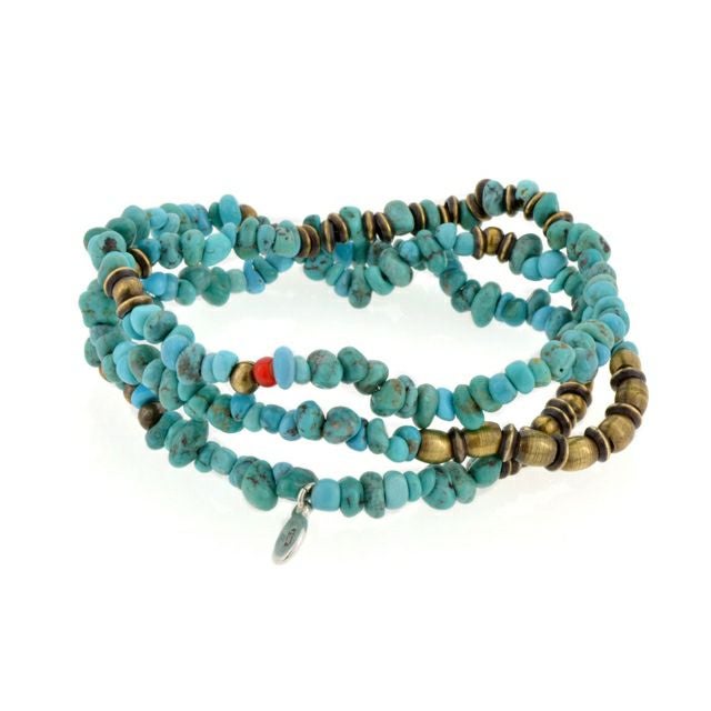 アンプジャパン amp japan Random Turquoise Bracelet -Triple