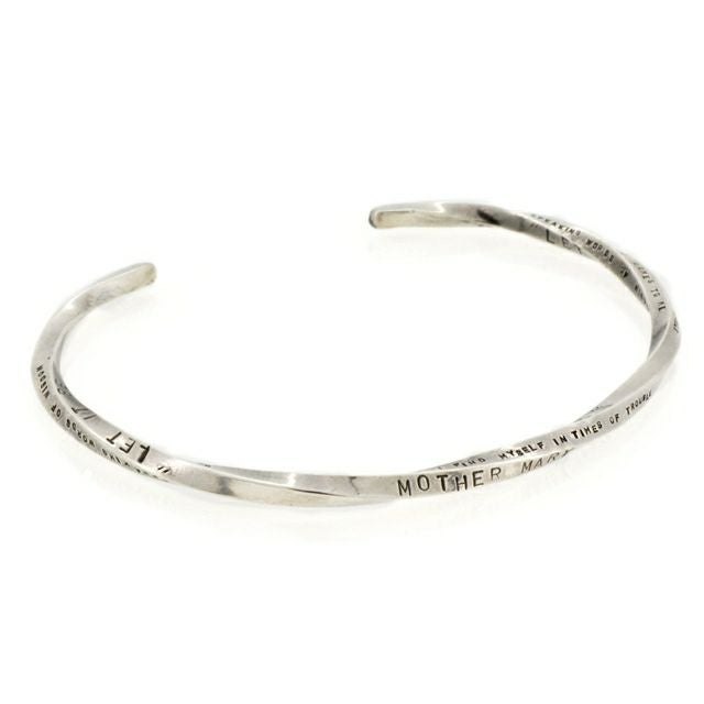 アンプジャパン amp japan Stamped & Twisted Bangle -Thick