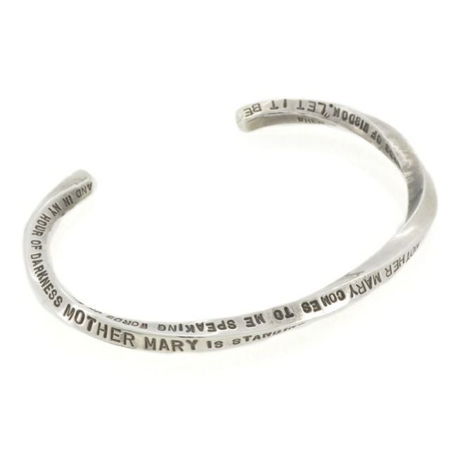 アンプジャパン amp japan Stamped & Twisted Bangle -Thick