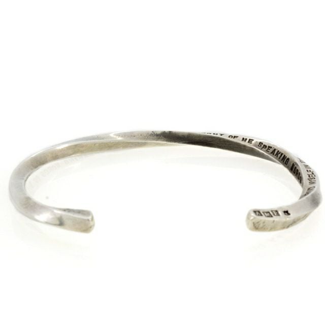 アンプジャパン amp japan Stamped & Twisted Bangle -Thick