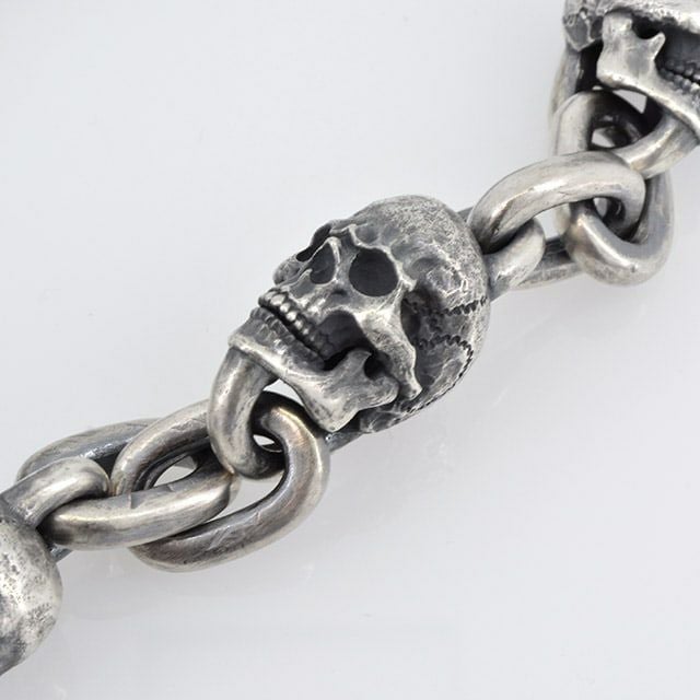 マッドカルト Nameless corpse ウォレットチェーン/7スカル