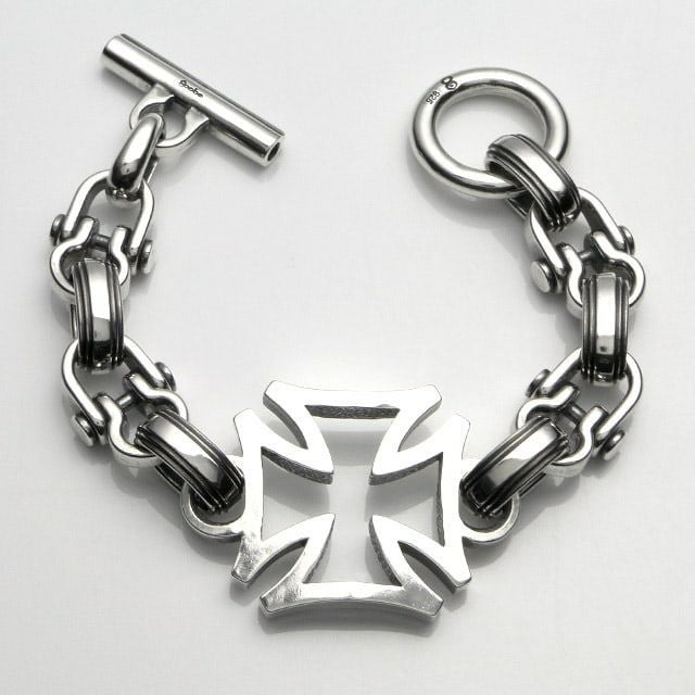 ガッチョ アイアンクロスフレームブレスレット Ver. ソリッド＆THE