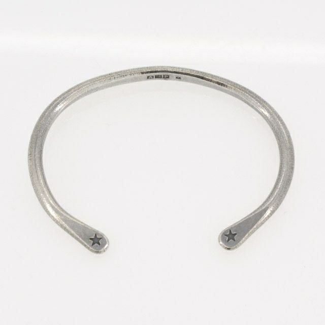 アンプジャパン amp japan Large Star Hammered Bangle -wide- ラージ