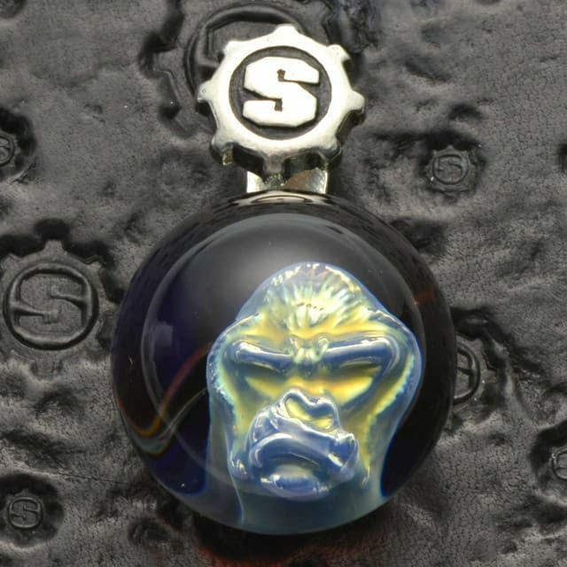 スターリンギア ニュー ミニ スカル マーブル ペンダント/プライメイト