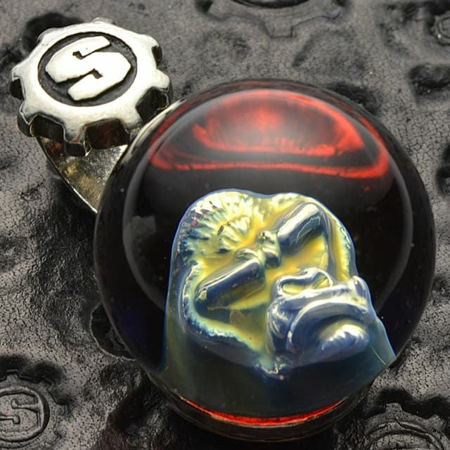 スターリンギア ニュー ミニ スカル マーブル ペンダント/プライメイト