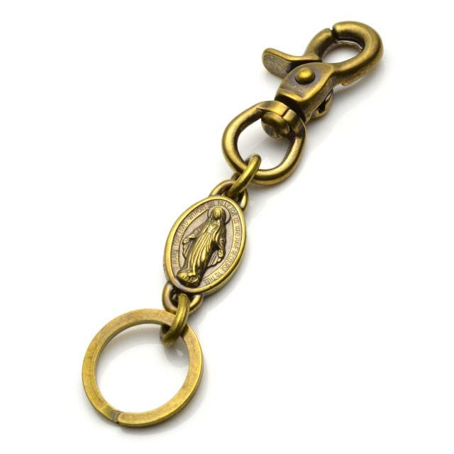 アンプジャパン amp japan Brass Wallet Chain -Mary & Diamond