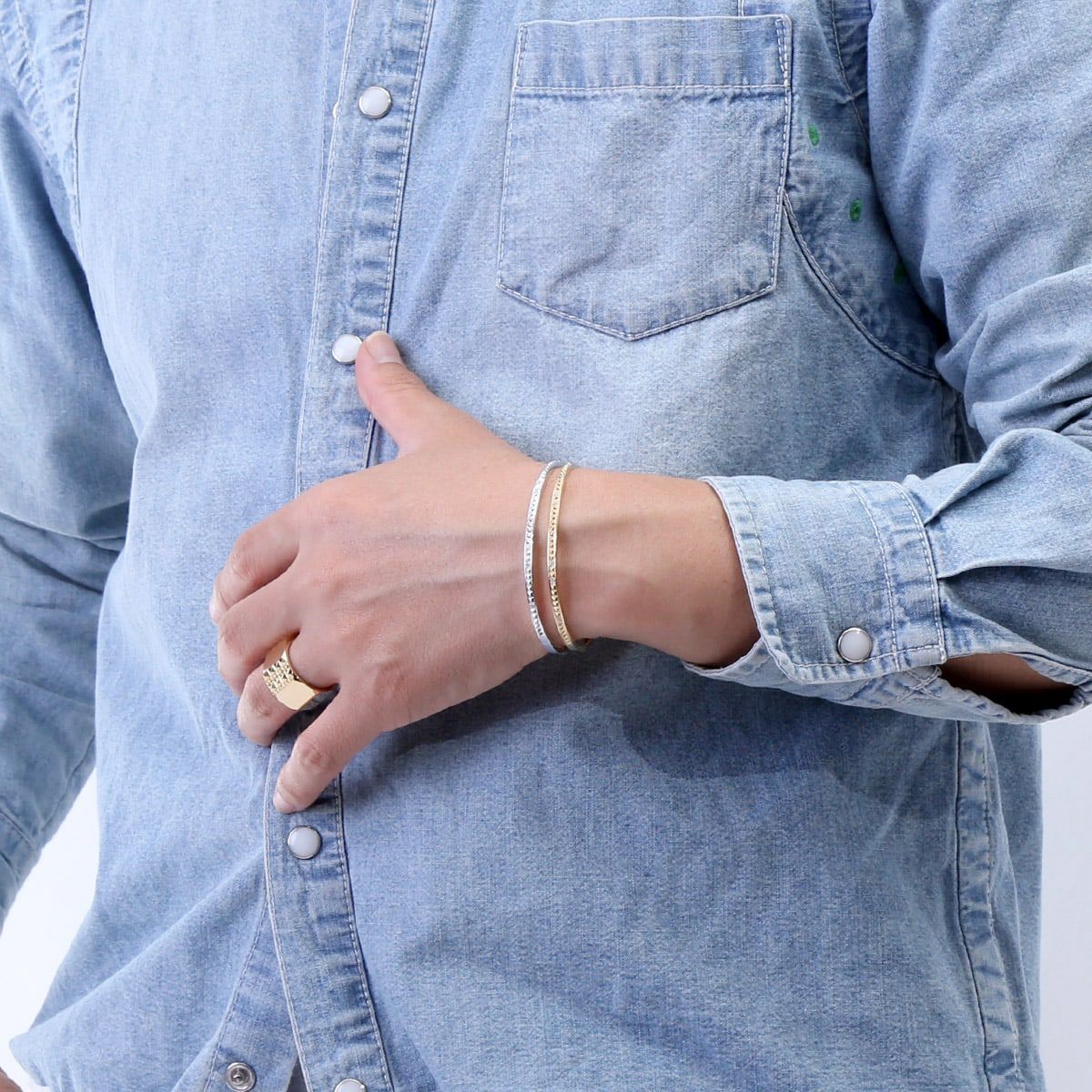 Velvet Lounge ツイストデザイン バングル Twist Bangle ツイスト バングル ホワイト Bracelet Velvet Lounge