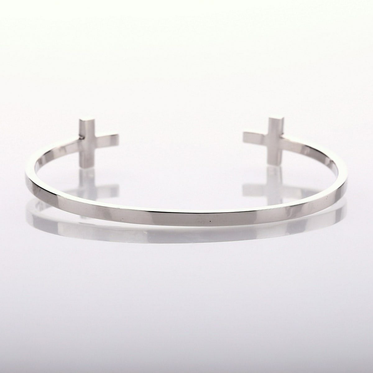 ヴェルヴェットラウンジ Cross Bangle クロス バングル ホワイト