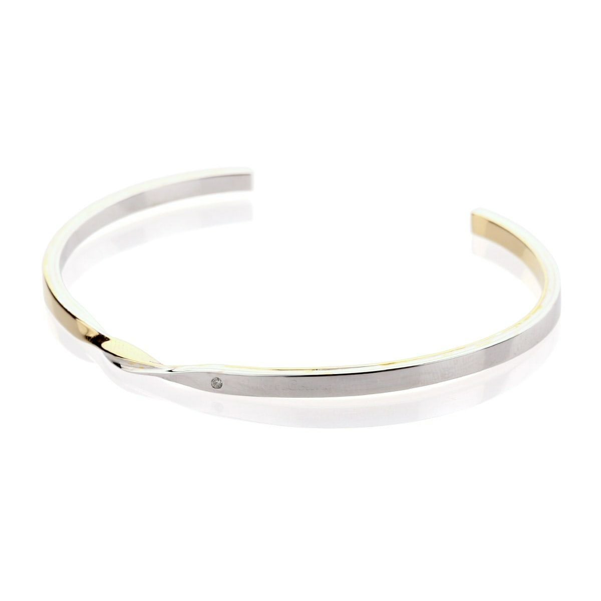 ヴェルヴェットラウンジ Twist Bangle ツイスト バングル ホワイト