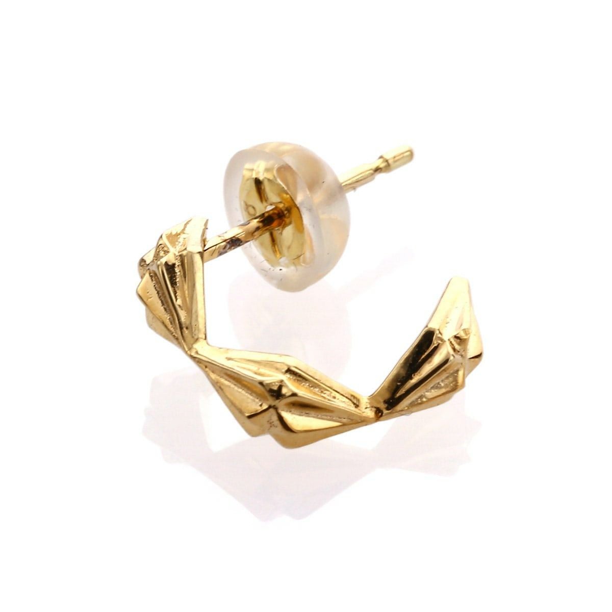 要見積もり】ヴェルヴェットラウンジ スピア フープ ピアス K18