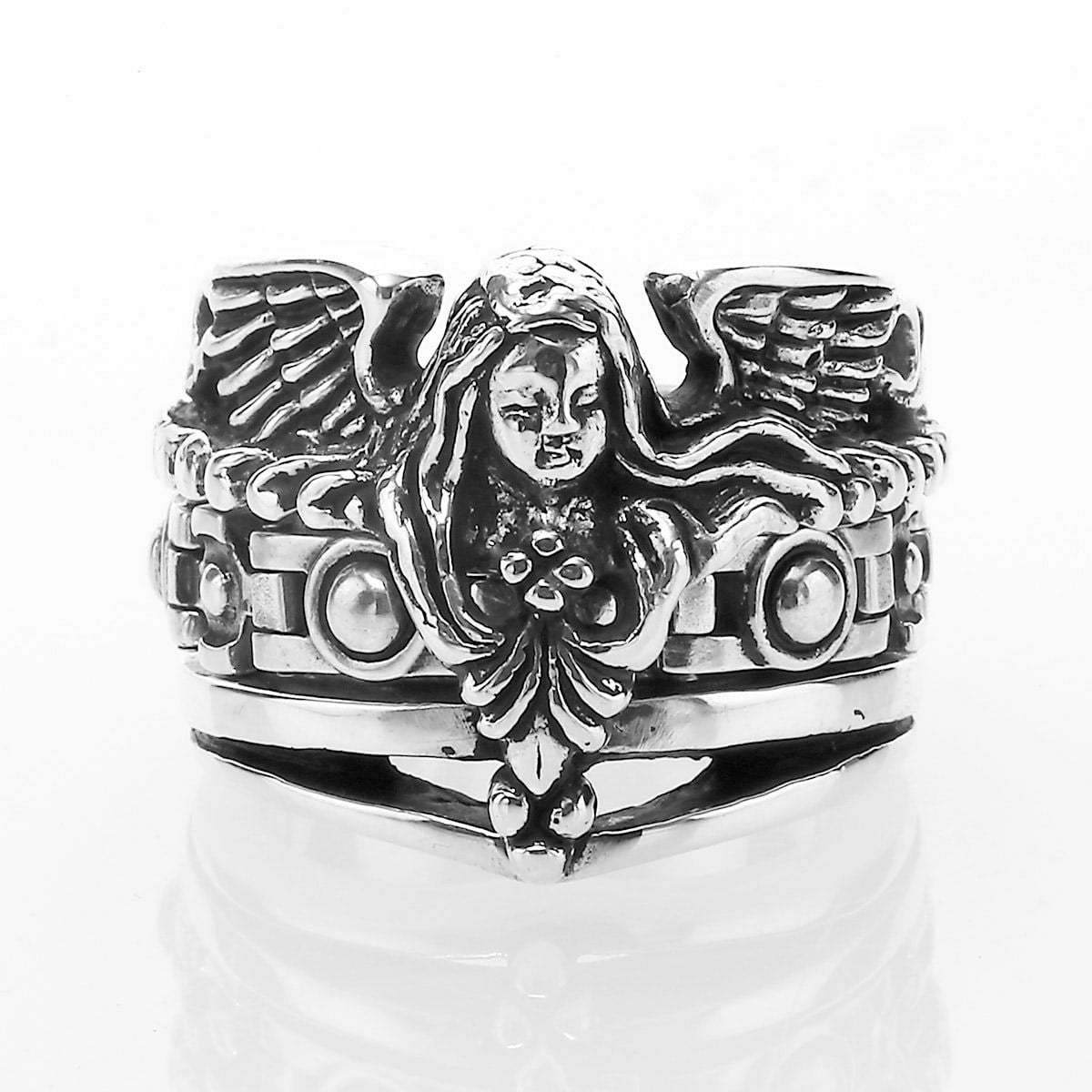 レザーズアンドトレジャーズ リボルビング リング L ガーディアン