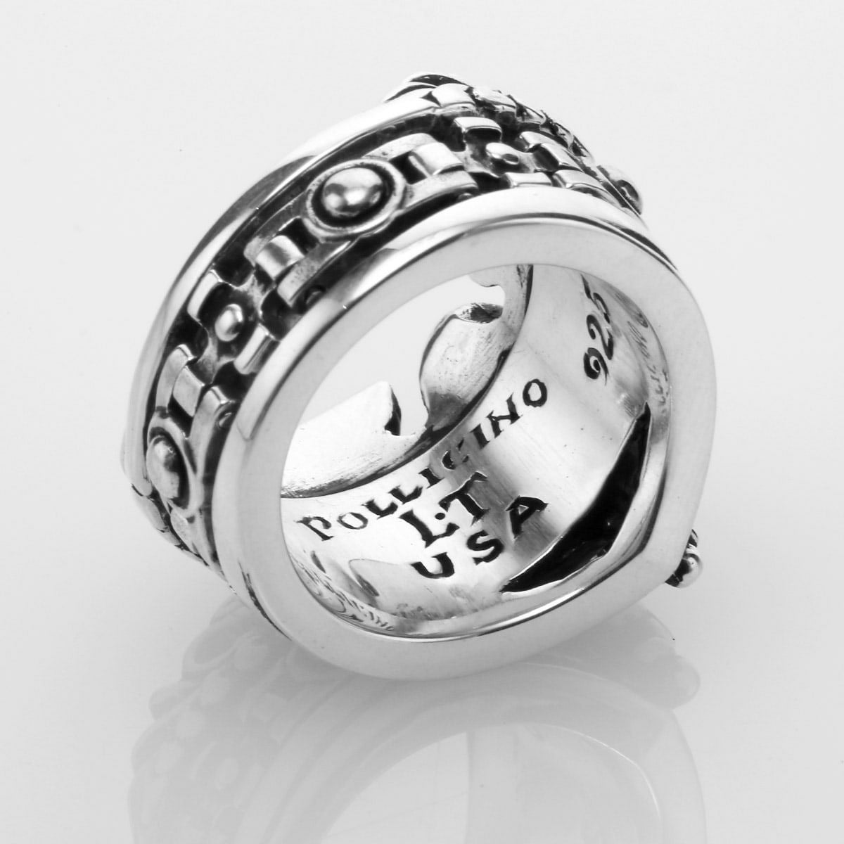 レザーズアンドトレジャーズ リボルビング リング L ガーディアン