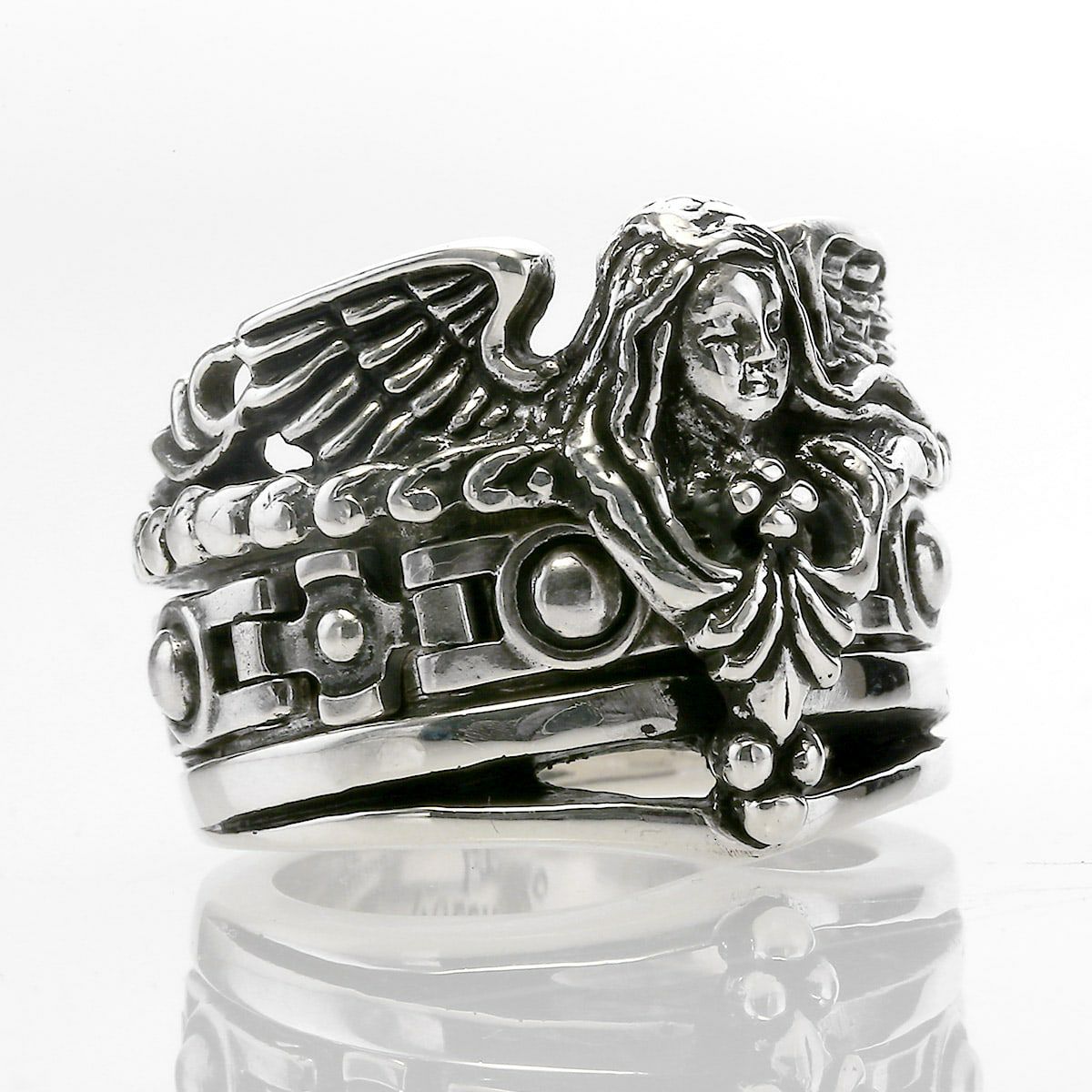 レザーズアンドトレジャーズ リボルビング リング L ガーディアン