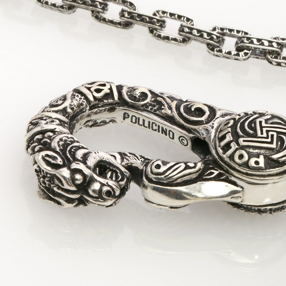 レザーズアンドトレジャーズ ケルティックタイガーウォレットチェーン