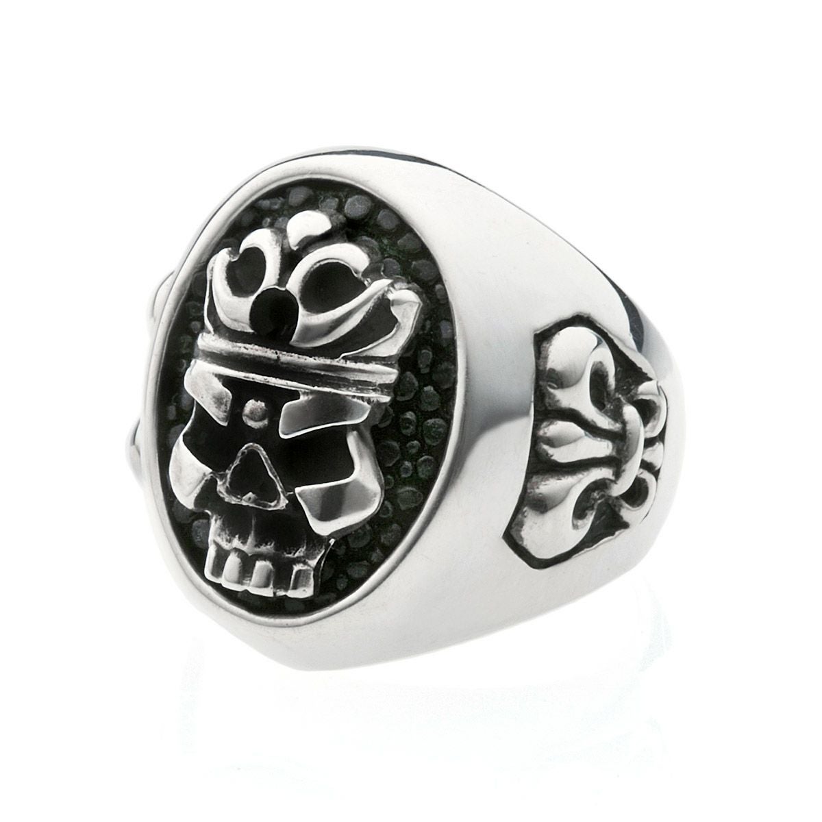 レザーズアンドトレジャーズ ラウンド ベゼル スクロール インレイ