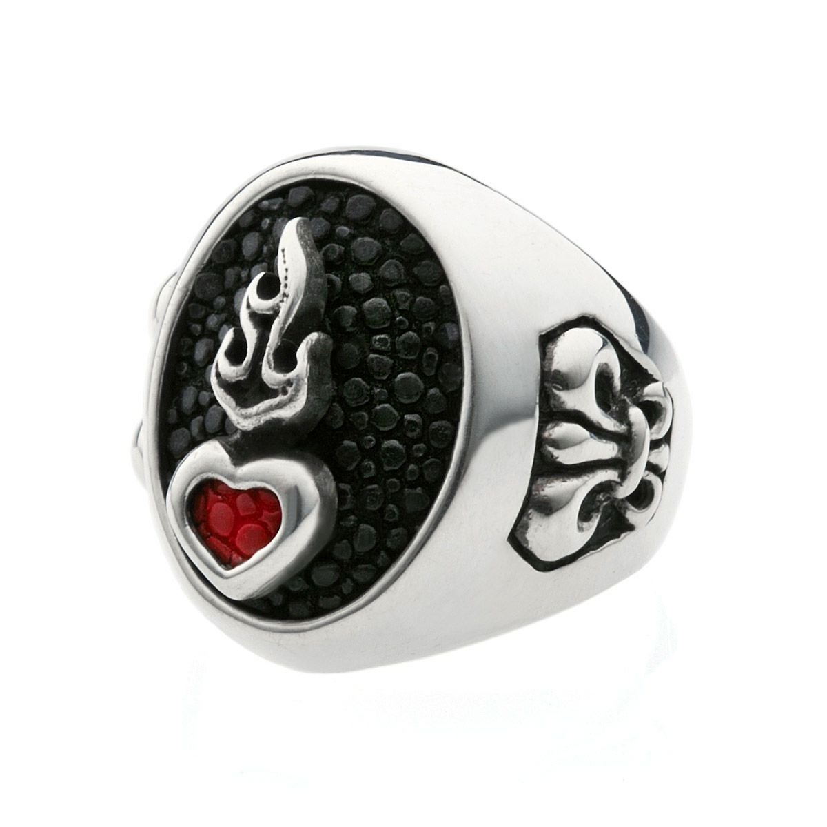 レザーズアンドトレジャーズ セイクリッドハートスタッド スモール w