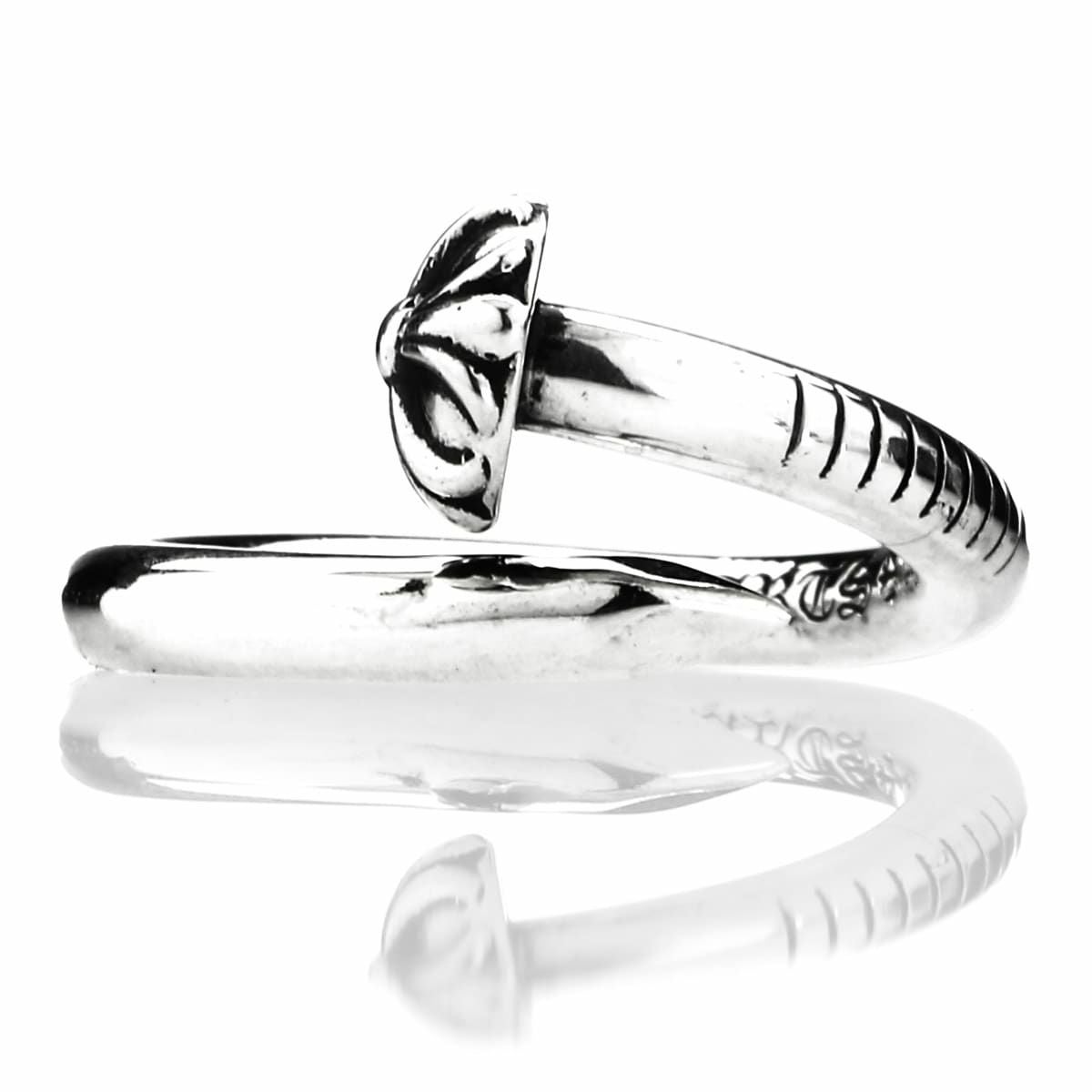 クロムハーツ ネイル リング w/ クロス ボール | ジュエリー