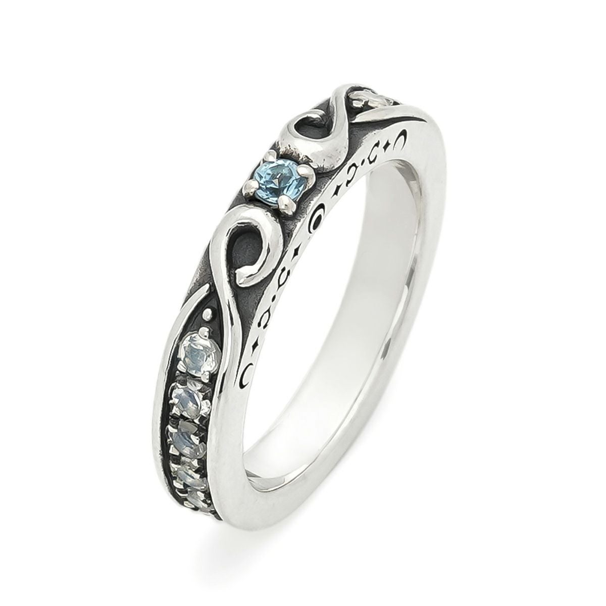 ブラッディマリー セレーネ リング 月 w/ ブルームーンストーン スイス