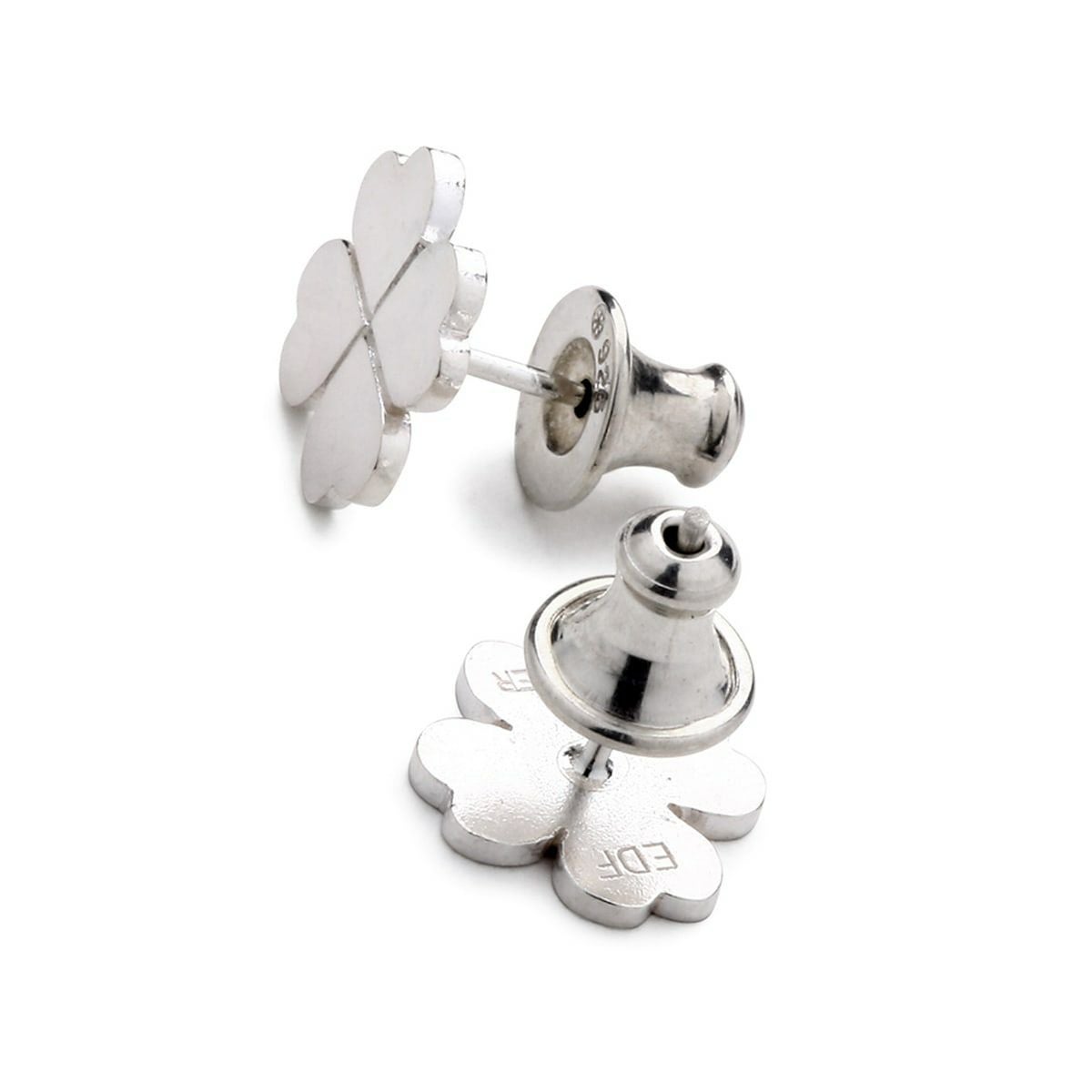 イーディーエフ フォー リーフ クローバー ピアス Four Leaf Clover