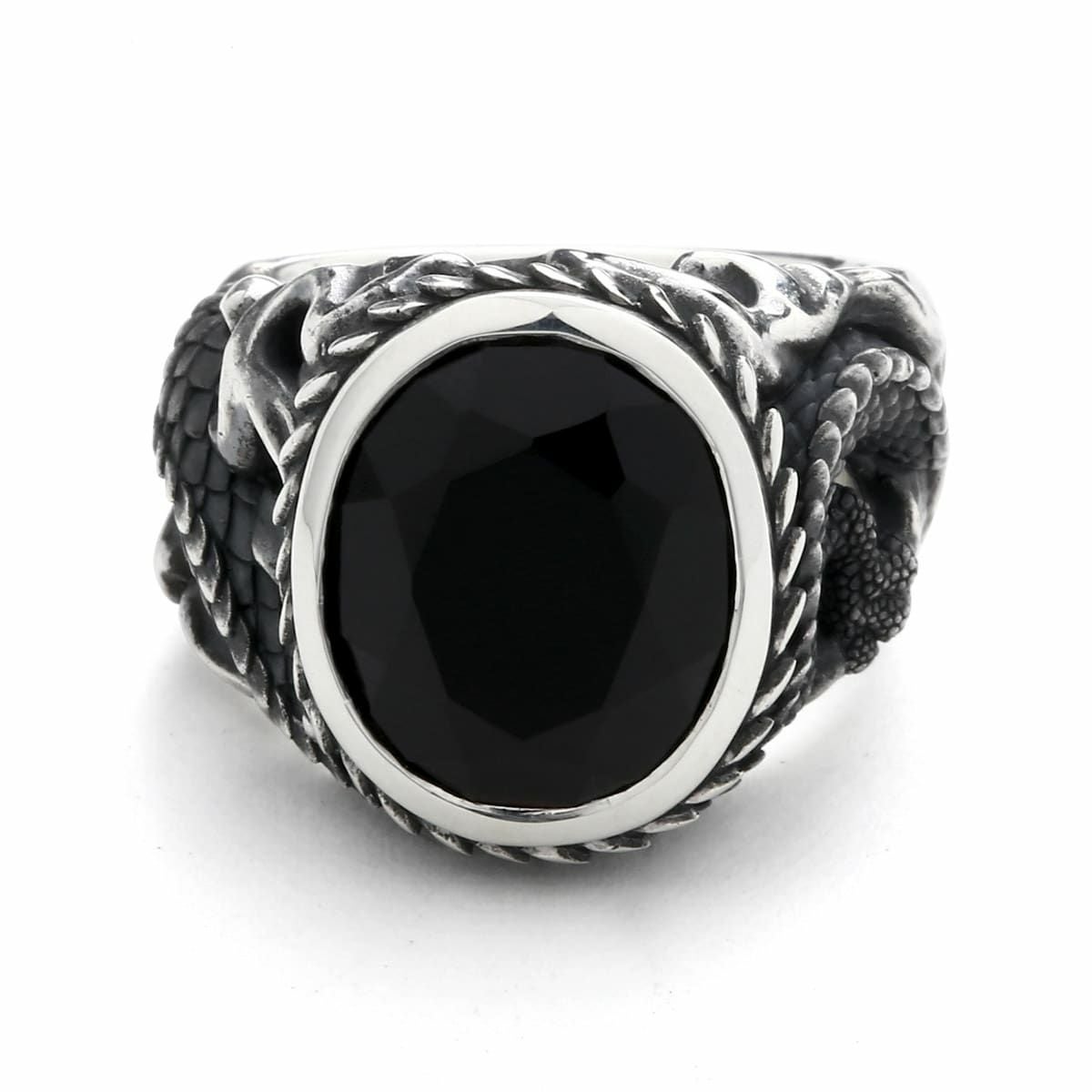 ブラッディマリー ジラン リング 龍蛇 w/ オニキス | ジュエリー