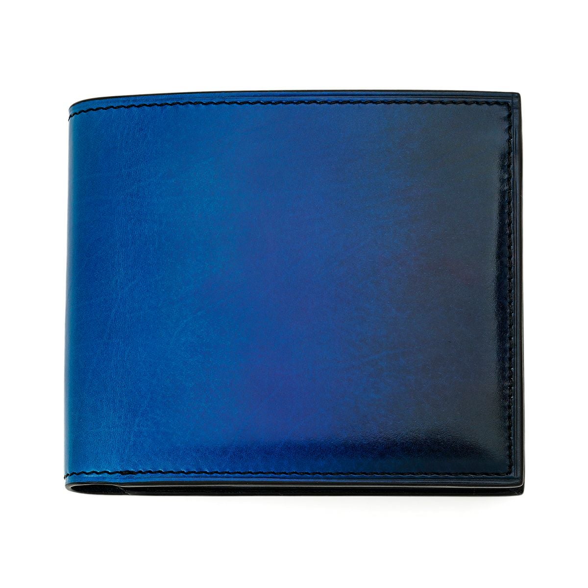 ユハク 二つ折り 財布 札入れ ウォレット ブルー | ジュエリー