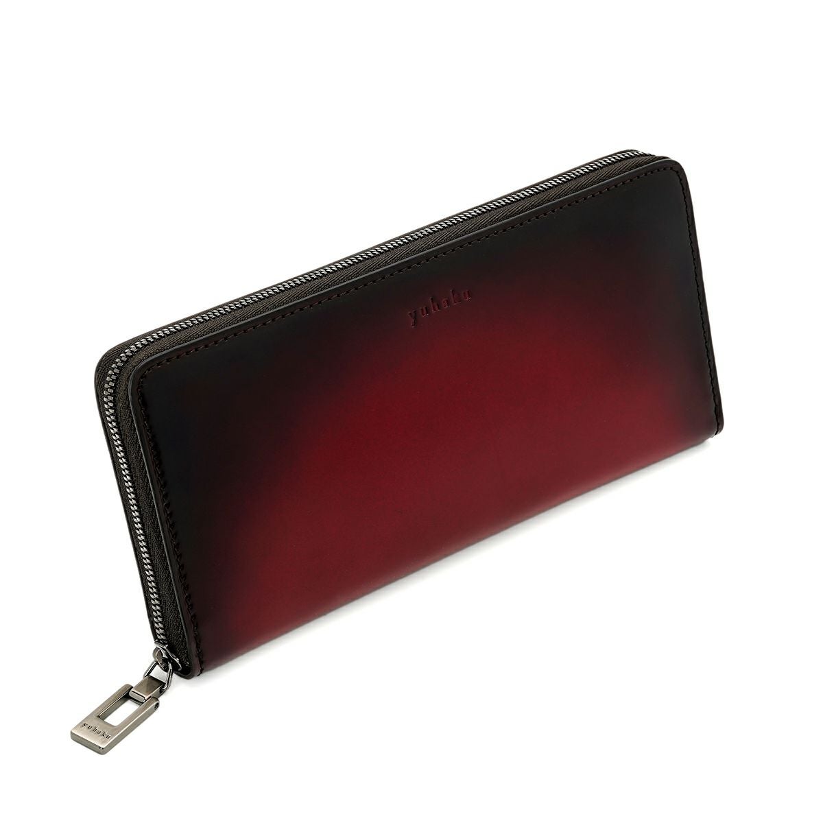 ユハク 長財布 ラウンドファスナーウォレット ワイン | ジュエリー